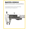 Хольнитены двухсторонние 7х7 оксид (Нерж. / упак.  100 шт)