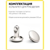 Хольнитены двухсторонние 7х7 никель (Нерж. / упак.  100 шт)