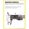 Хольнитены двухсторонние 9х9 черный никель (Нерж. / упак.  100 шт)